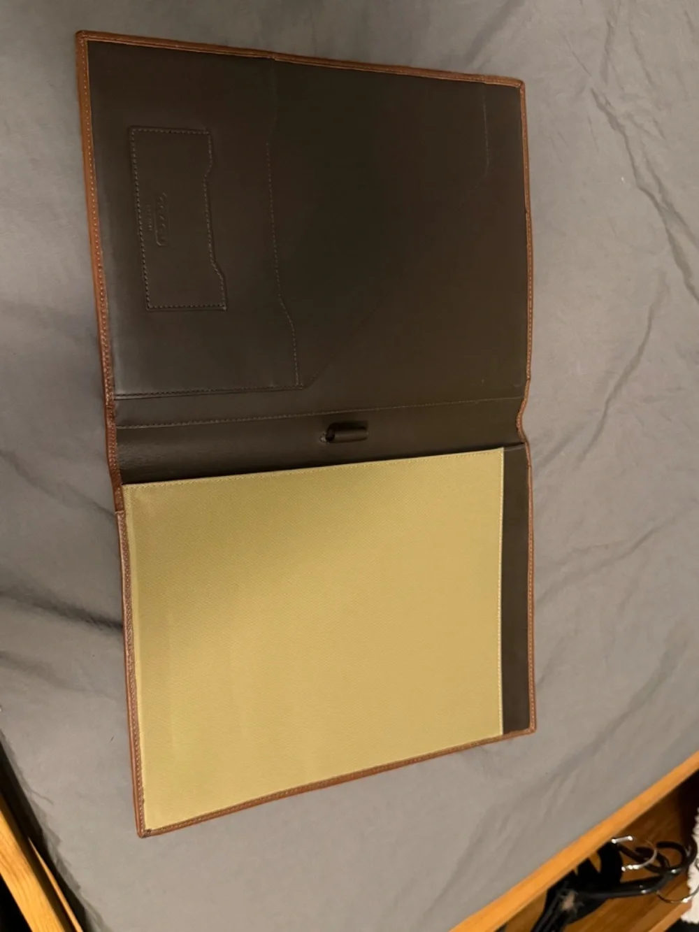 Coach Legal Pad Folio
